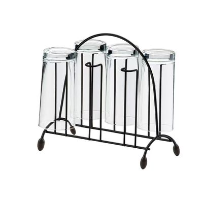 Suporte para Copos Utimil PR444 6 Copos Preto n/a