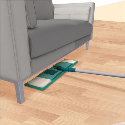 Mop Flat Microfibra com Cabo Telescópico FlashLimp Verde