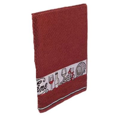 Pano de Prato Jacquard 50x70cm Bistro Cavhome Wine