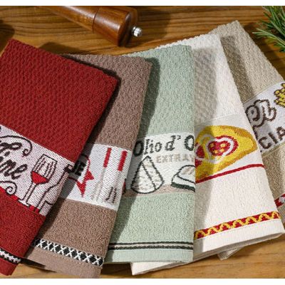 Pano de Prato Jacquard 50x70cm Bistro Cavhome Wine
