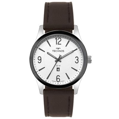 Relógio Technos Masculino Ref: 2115tzy/0k Classic Prateado