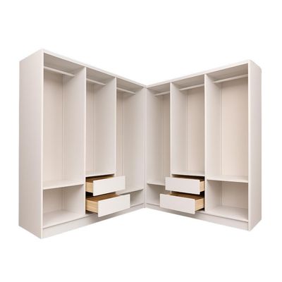 Closet Casal Duplo Evidencia Moveis - Branco