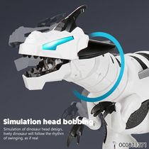 Dinossauro Robo Controle Remoto Gigante Dragao Solta Fumaca Interativo Som Luz Sensor Movimento Diversao Garantida