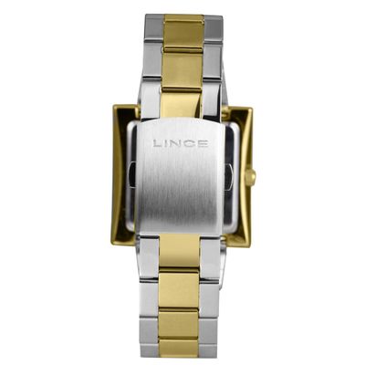 Relógio Lince Feminino Ref:Lqt4767l34 P2sk Retangular Bicolor