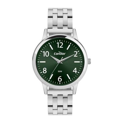 Relógio Condor Masculino Ref: Co2035nrt/4v Casual Prateado