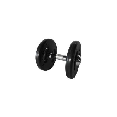 Dumbell Injetado com Pegada Cromada 12kg
