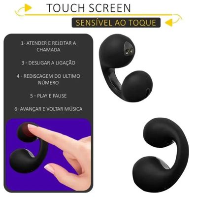 Fone Bluetooth com Condução Óssea: Tecnologia Inovadora