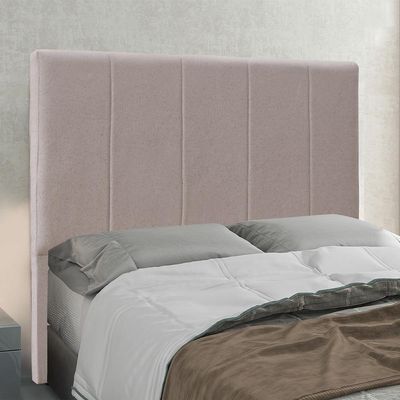 Cabeceira Decorativa King Size Casal 1,95M Erza Linho Areia - Gran Belo