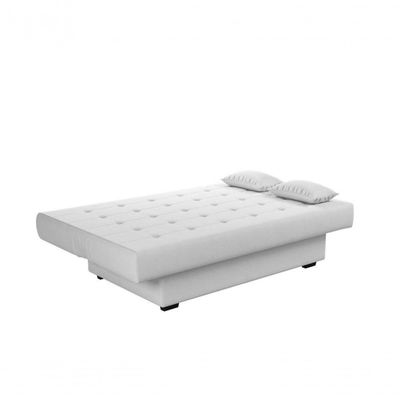 Sofá Cama Casal 3 Lugares Laila - Branco Korino