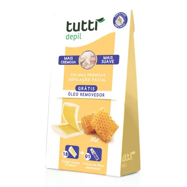 Folhas Prontas Facial Mel Tutti