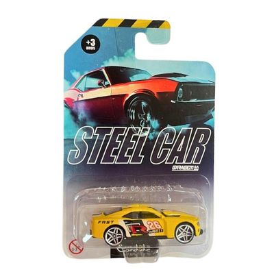 Mini Veículos Die Cast Garagem S.A. - Esportivo Amarelo