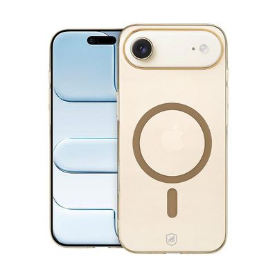 Capa case capinha para iPhone Air - Crystal Slim Magsafe - NÃO AMARELA - Desert - Gshield
