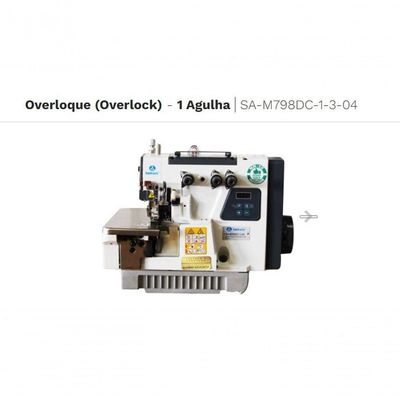 Overloque Direc Drive Sa798-Sansei-220V -12 M Garantia 220V