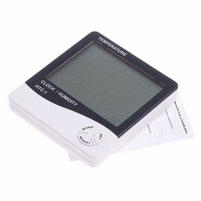 Termometro Digital Relogio Medidor Temperatura Umidade Termo Higrometro Despertador