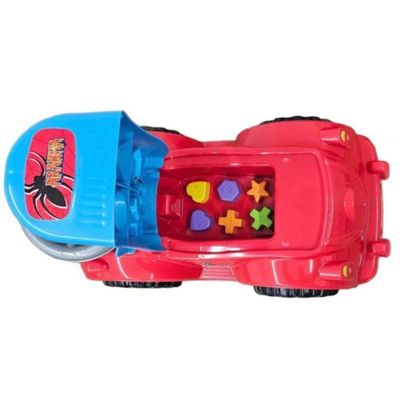 Carrinho Andador Educativo Didático Com Encaixe De Formas E Buzina Real Infantil Criança