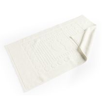 Toalha de Piso Wave Gramatura 700g/m² Antiderrapante 01 Peça 100% Algodão - Off White