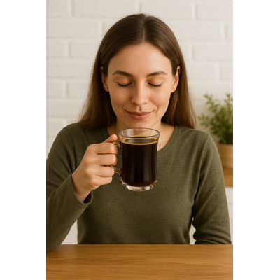 Jogo 6 Caneca Vidro Café Nespresso Dolce Gusto 150ml