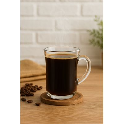 Jogo 6 Caneca Vidro Café Nespresso Dolce Gusto 150ml