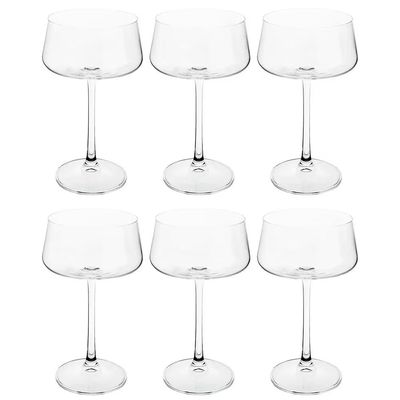 Conjunto de Taças Xtra 220 ml 6 Peças Bohemia Transparente