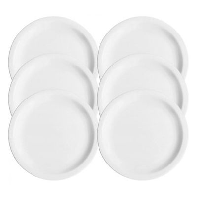 Jogo de Prato Raso Mesa Jantar 40 Peças Ceramica Porcelart
