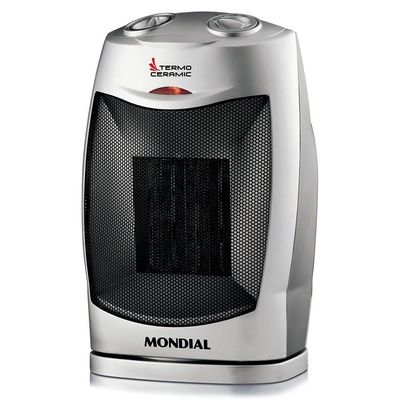 Aquecedor Mondial Termo Ceramica A-05220v Preto/prata 220V