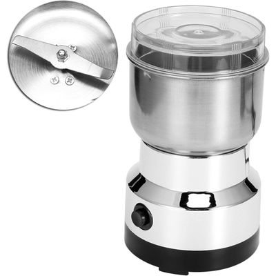 Moedor de café elétrico, em aço inoxidável elétrico Café Noz Grão Erva Triturador Moinho Liquidifica  - 110V