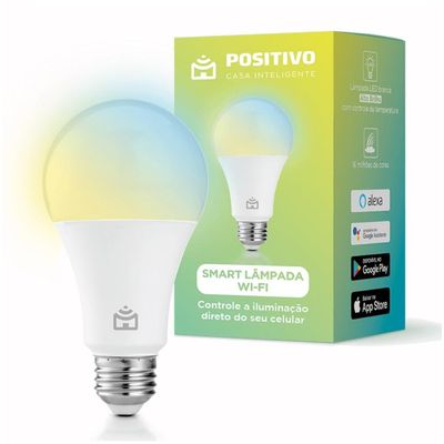 Lâmpada Smart Led Wi-Fi Inteligente Controle APP Alexa Google Assistente Branco/RGB 10W