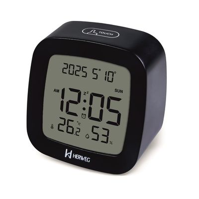 Despertador Digital Herweg Ref: 2996-034 Preto