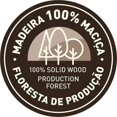 Estante para Livros com 6 Prateleiras Modulare Natural Tramontina 91620020