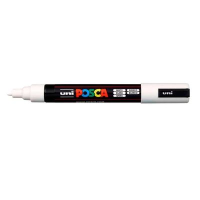 MARCADOR PERMANENTE PC-3M BRANCO POSCA