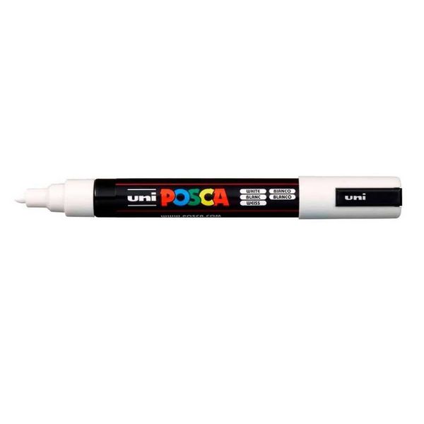 MARCADOR PERMANENTE PC-3M BRANCO POSCA