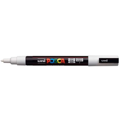MARCADOR PERMANENTE PC-3M BRANCO POSCA