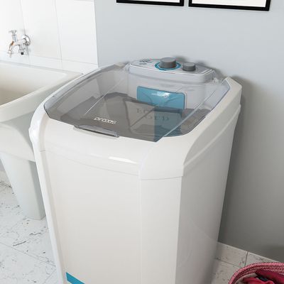 Lavadora de Roupa Semiautomática Inverter 22KG Praxis Branco / 220v