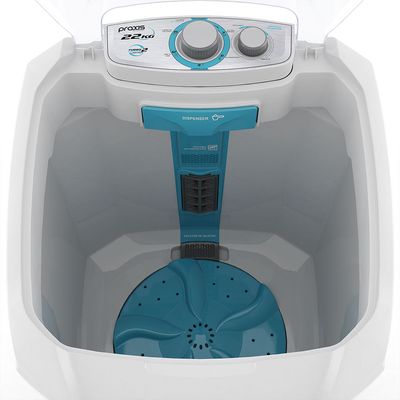 Lavadora de Roupa Semiautomática Inverter 22KG Praxis Branco / 220v
