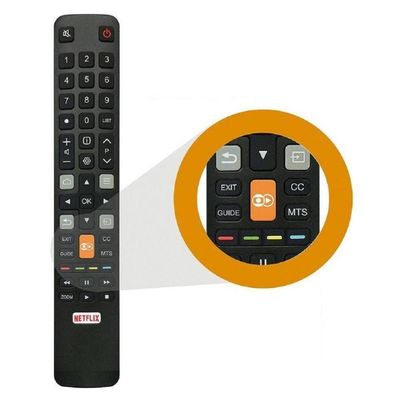 Controle Remoto Led Tcl 49 55 65p2us L40 L55s4900fs