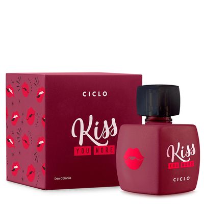 Perfume Feminino Kiss You More Deo Colônia 100ml "Caixa" QHS - Ciclo