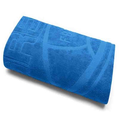 Toalha de Banho Buettner Jacquard Veludo Futebol Grêmio 70cmx140m Azul Celeste
