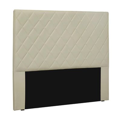 Cabeceira Decorativa King Size 1,95M Baelon Pu Marfim - Gran Belo