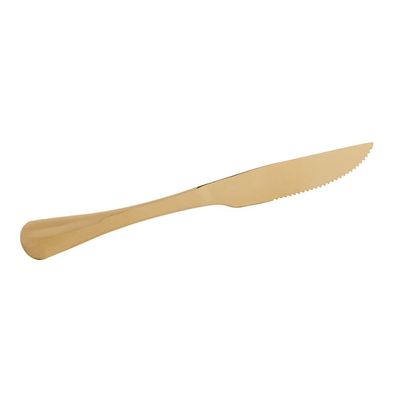 Faqueiro de Aço Inox Lyor Positano Dourado 24 Peças Dourado