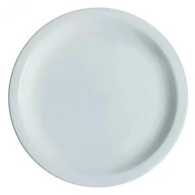 Conjunto 2 Pratos de Sobremesa Branco Ceramica - Porcelart