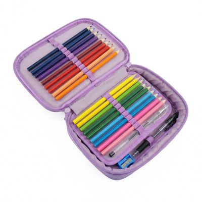Estojo Box Feminino Grande Star Candy Lilás U / Lilas