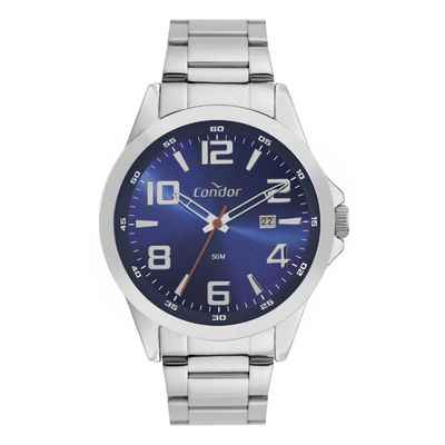 Relógio Condor Masculino Ref: Co2115myr/4a Casual Prateado