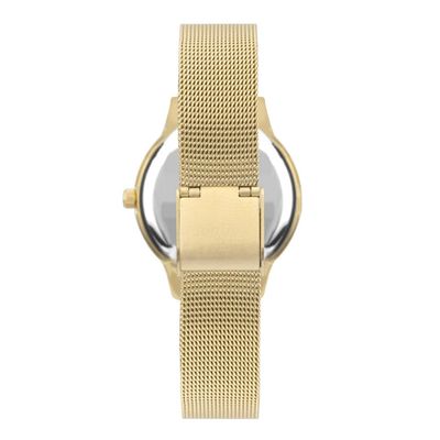 Relógio Condor Feminino Ref: Co2035nir/4k Casual Mesh Dourado