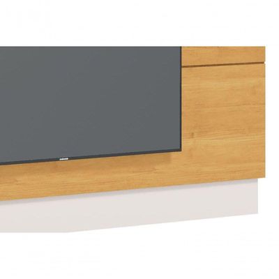 Painel Para Tv Classic 1.8 Nature Com Off White - Imcal Móveis