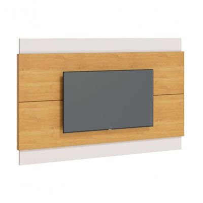 Painel Para Tv Classic 1.8 Nature Com Off White - Imcal Móveis