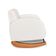 Poltrona Com Base Balanço Em Tecido Bouclé Cindy – Lucadi Off White
