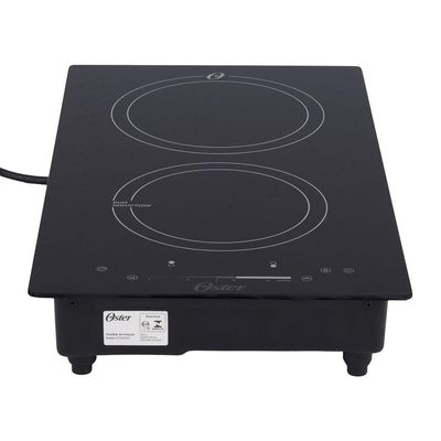 Cooktop 2 Bocas Indução Com Painel Touch Vidro Preto 2 Em 1 OTOP202 Oster 220V