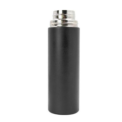 Garrafa Termica Com Copo Parede Dupla Inox Squeeze 500ml Preto