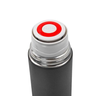 Garrafa Termica Com Copo Parede Dupla Inox Squeeze 500ml Preto