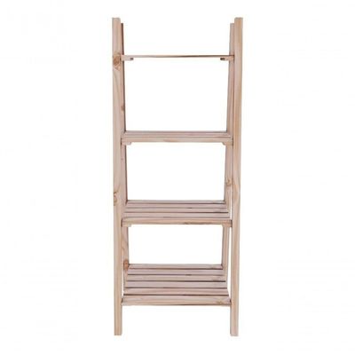 Arara 4 Tábuas Suporte Parede Para Roupas/sapatos Quarto Pinus